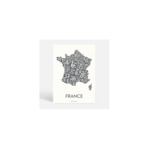 Carte Régions de France Kortkartellet