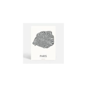 Affiche Quartiers de Paris Kortkartellet
