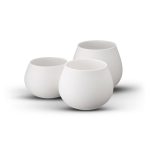 3 Photophores porcelaine