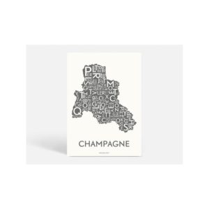 Carte kortkartellet champagne