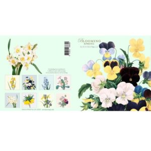 Coffret 8 cartes Fleurs de Printemps