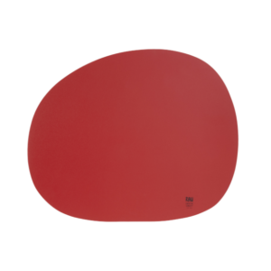set de table rouge silicone boutique scandinave koeben