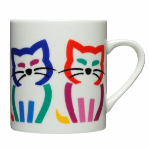 Mug porcelaine chat illustré par Bo Bendixen