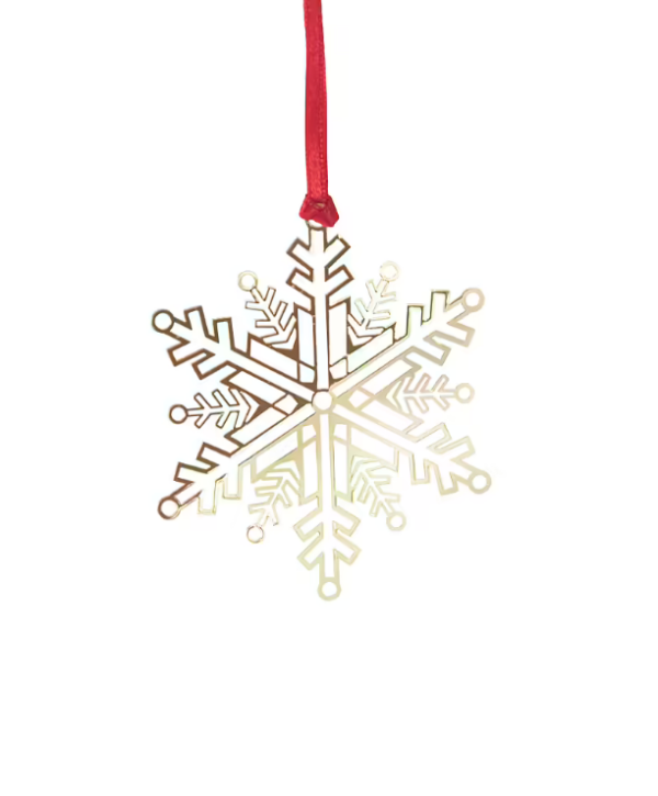 décoration flocon de noêl à suspendre aux branches du sapin de Noël Koeben décorations de Noël