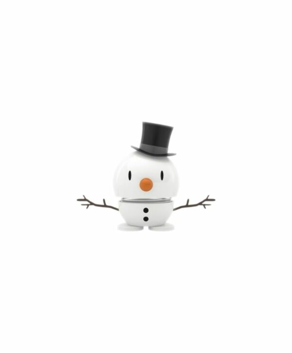 Hoptimist bonhomme de neige pour une décoration de Noël joyeuse et un cadeau plein de gaité.
