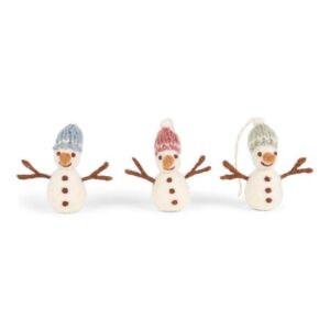 Bonhomme de neige laine