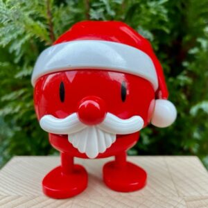 Hoptimist Père Noël figurine à ressort pour egayer les fêtes de fin d'année.