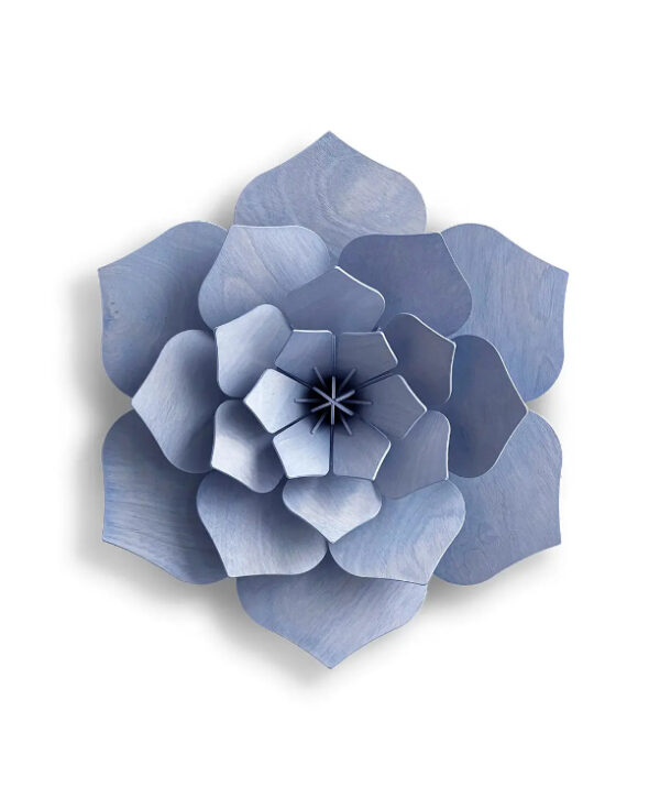 Puzzle 3D Fleur en bois pour une décoration florale très design par Lovi