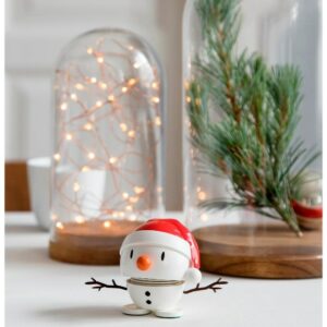 Hoptimist bonhomme de neige pour une décoration de Noël joyeuse et un cadeau plein de gaité.