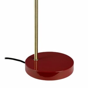 Lampe de table Ocean en laiton et métal laqué par Dyberg Larsen. Une lampe design articulée pour léclairer avec style un bureau, le salon ou une chambre