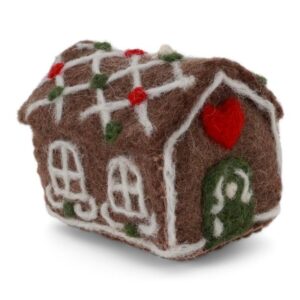 Ornement Maison Pain d'épices pour décorer le sapin de Noël avec élégance et douceur par Gry and Sif.