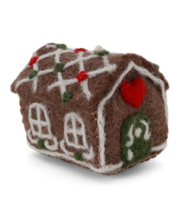 Ornement Maison Pain d'épices pour décorer le sapin de Noël avec élégance et douceur par Gry and Sif.
